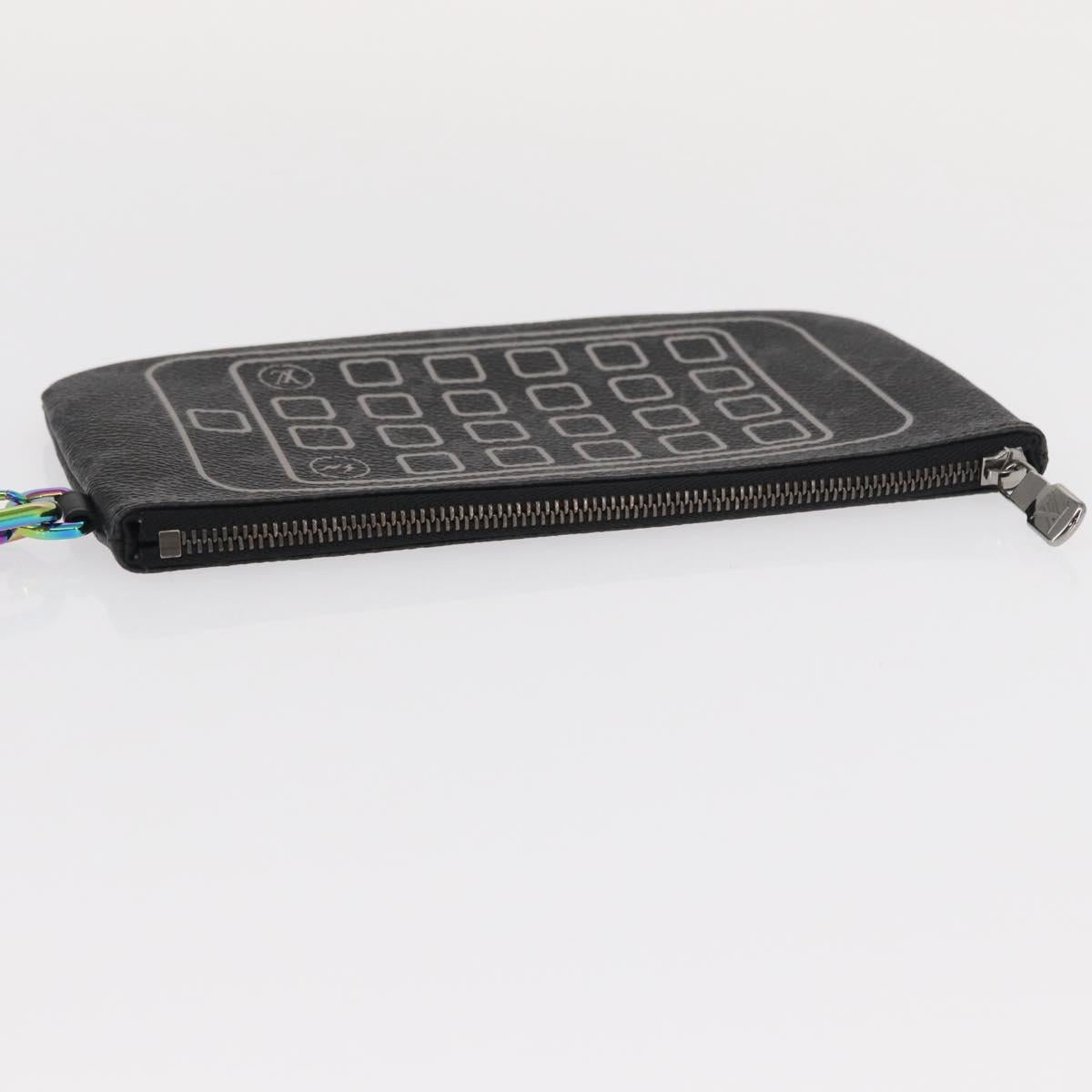 LOUIS VUITTON Monogram Eclipse Fragment iPhone Case M64433 LV Auth 156665SAM