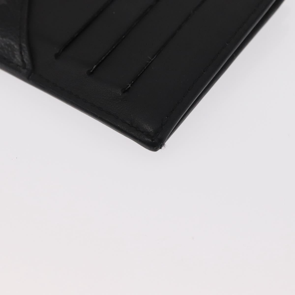 LOUIS VUITTON Monogram Eclipse Coin Card Holder M80932 LV Auth 156670V