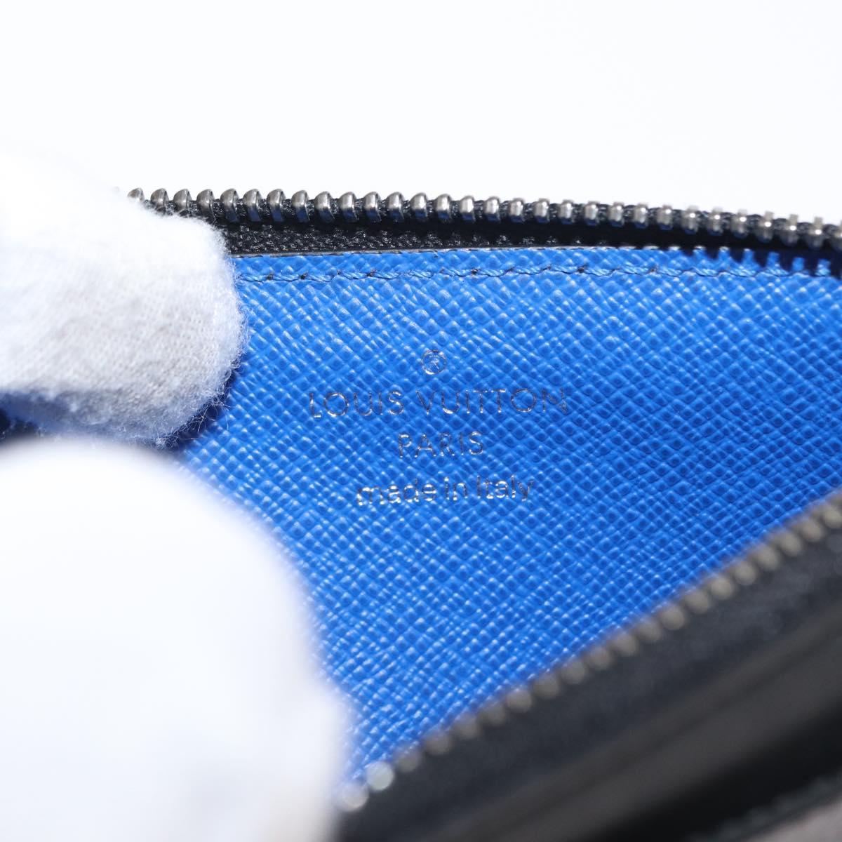 LOUIS VUITTON Monogram Eclipse Coin Card Holder M80932 LV Auth 156670V