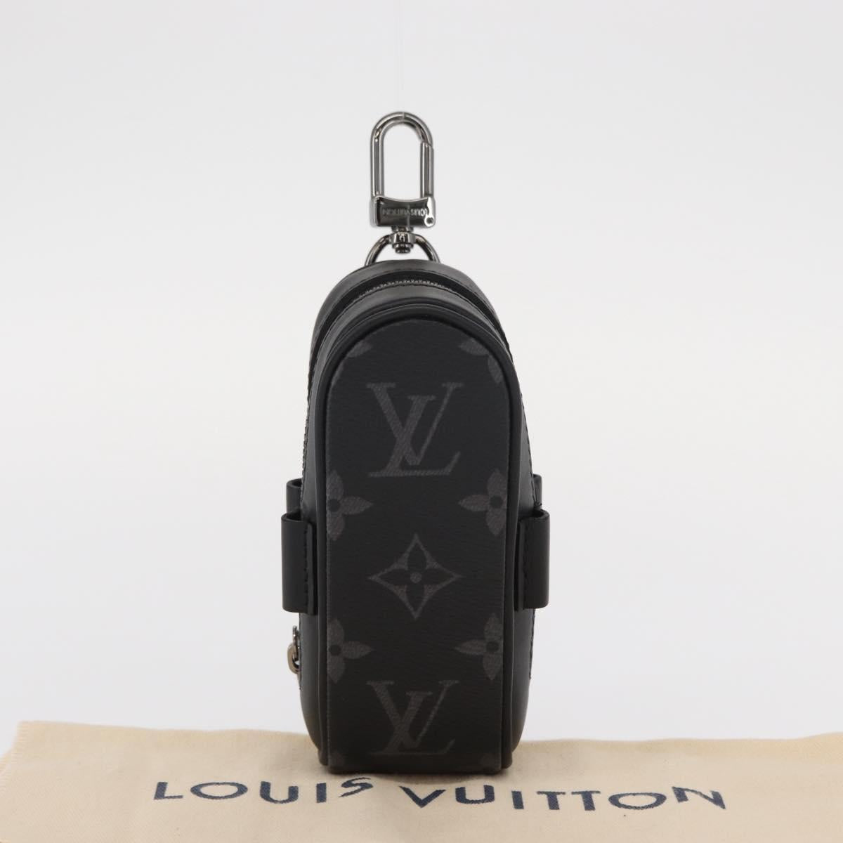 LOUIS VUITTON Monogram Eclipse Set Golf Andrews Bag Charm GI0344 LV Auth 156672M