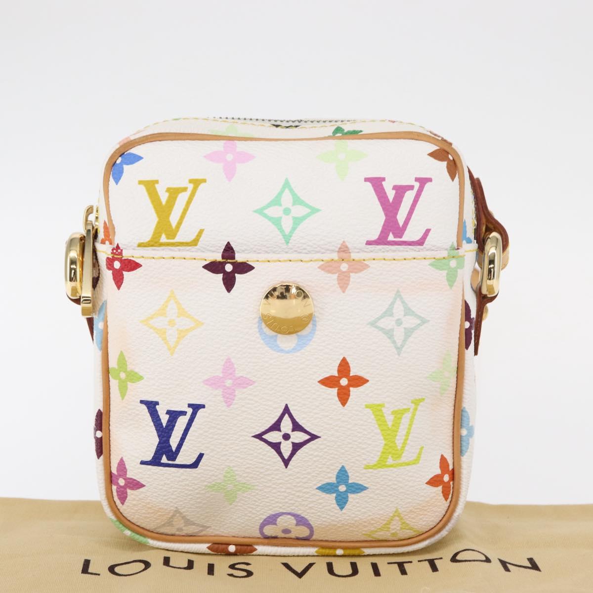 LOUIS VUITTON Monogram Multicolor Lift Shoulder Bag White M40055 LV Auth 156674V