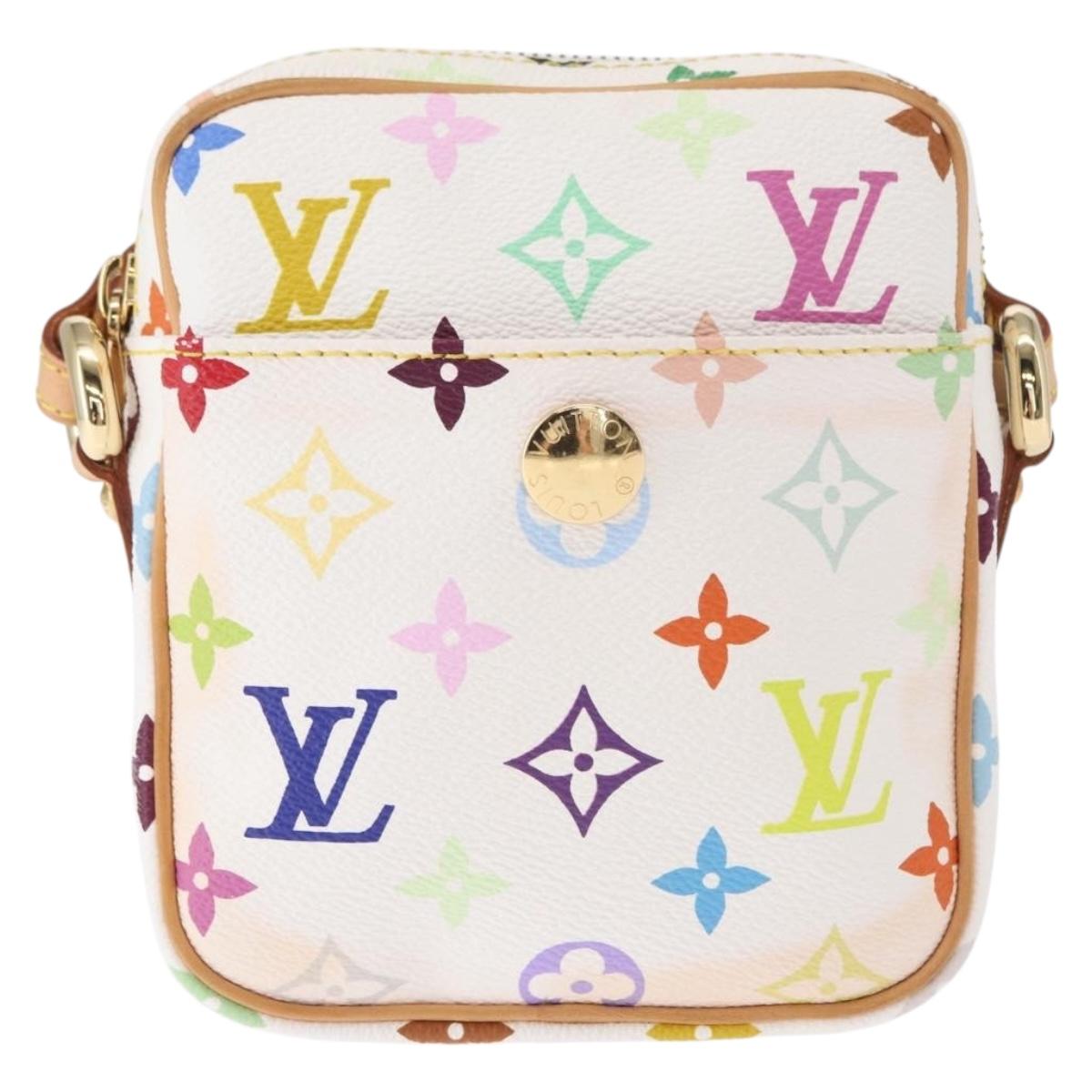 LOUIS VUITTON Monogram Multicolor Lift Shoulder Bag White M40055 LV Auth 156674V