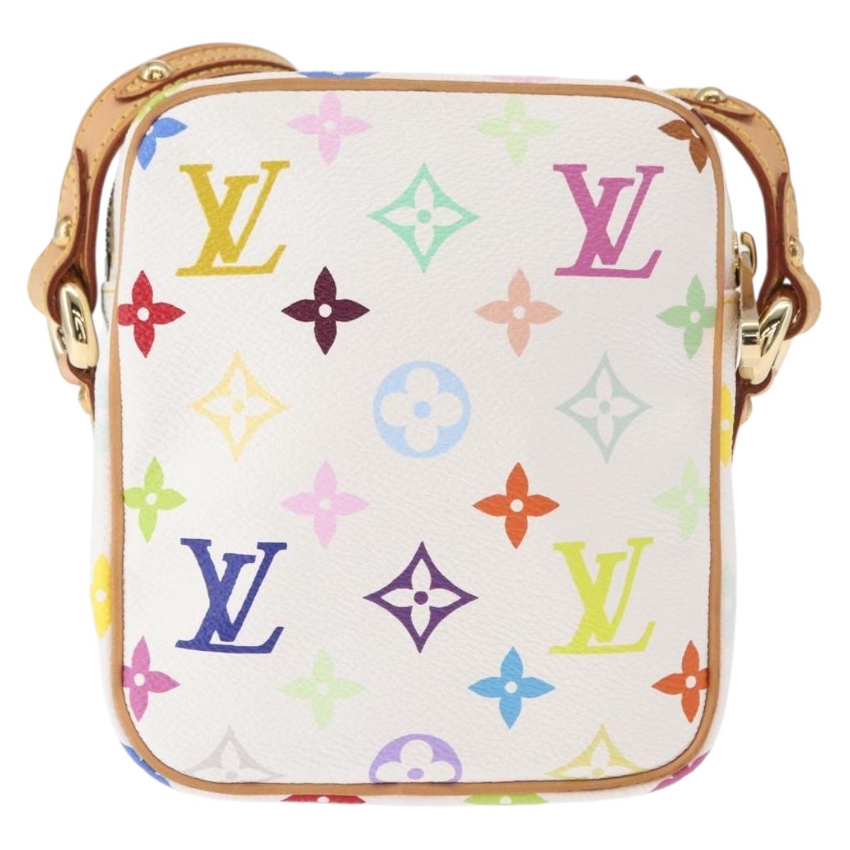 LOUIS VUITTON Monogram Multicolor Lift Shoulder Bag White M40055 LV Auth 156674V
