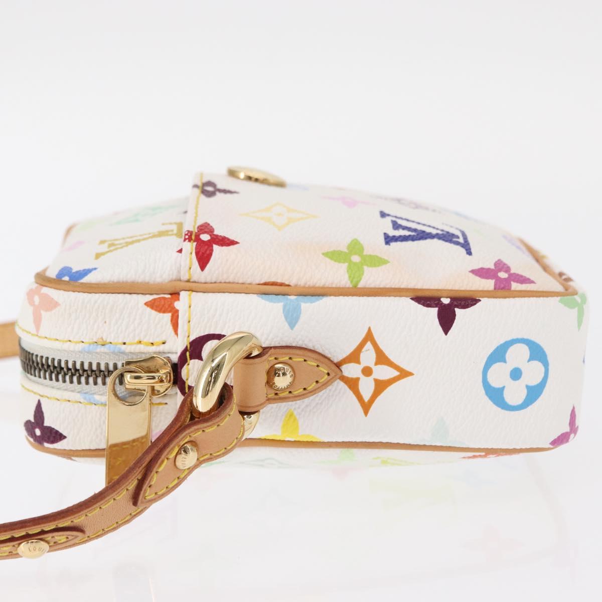 LOUIS VUITTON Monogram Multicolor Lift Shoulder Bag White M40055 LV Auth 156674V