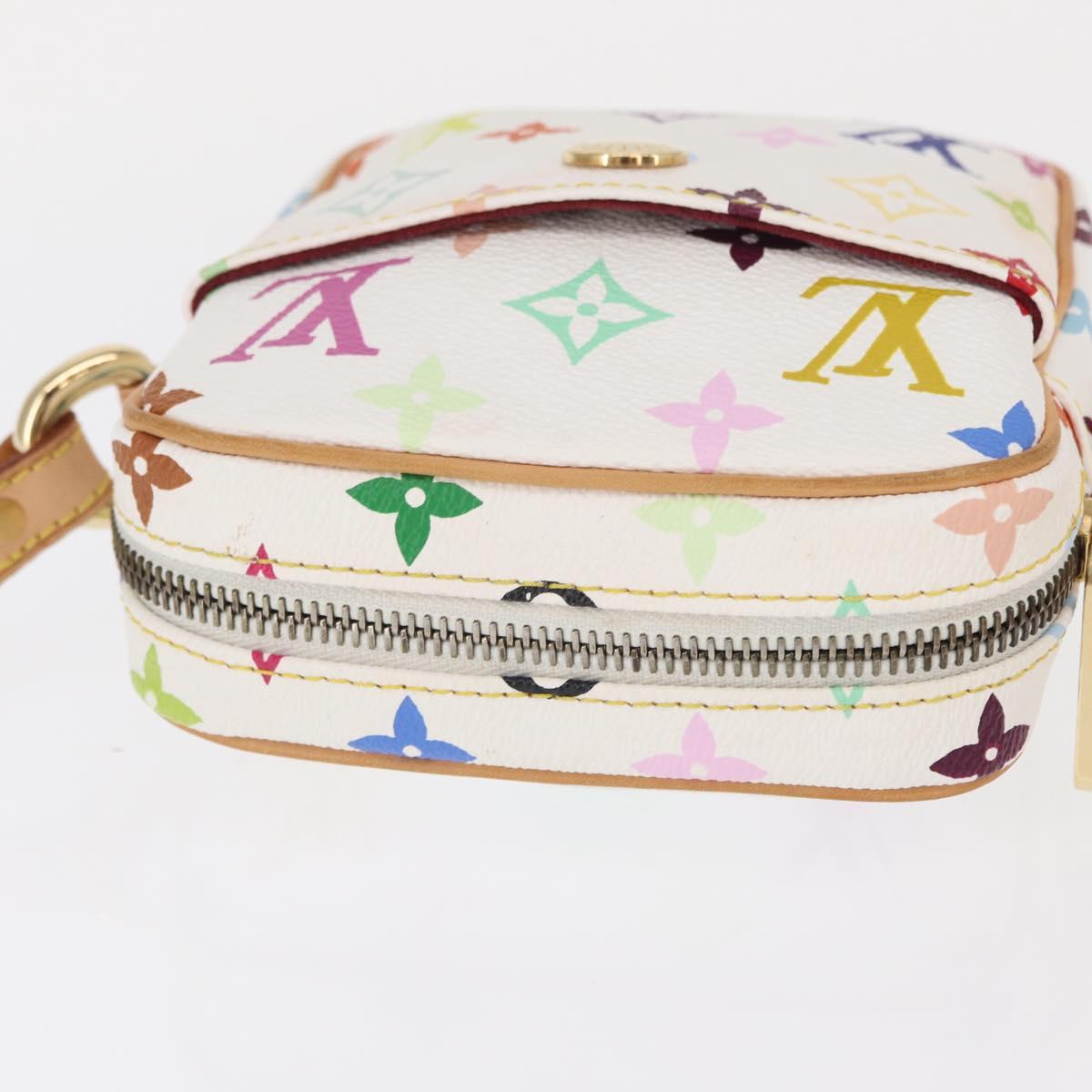 LOUIS VUITTON Monogram Multicolor Lift Shoulder Bag White M40055 LV Auth 156674V