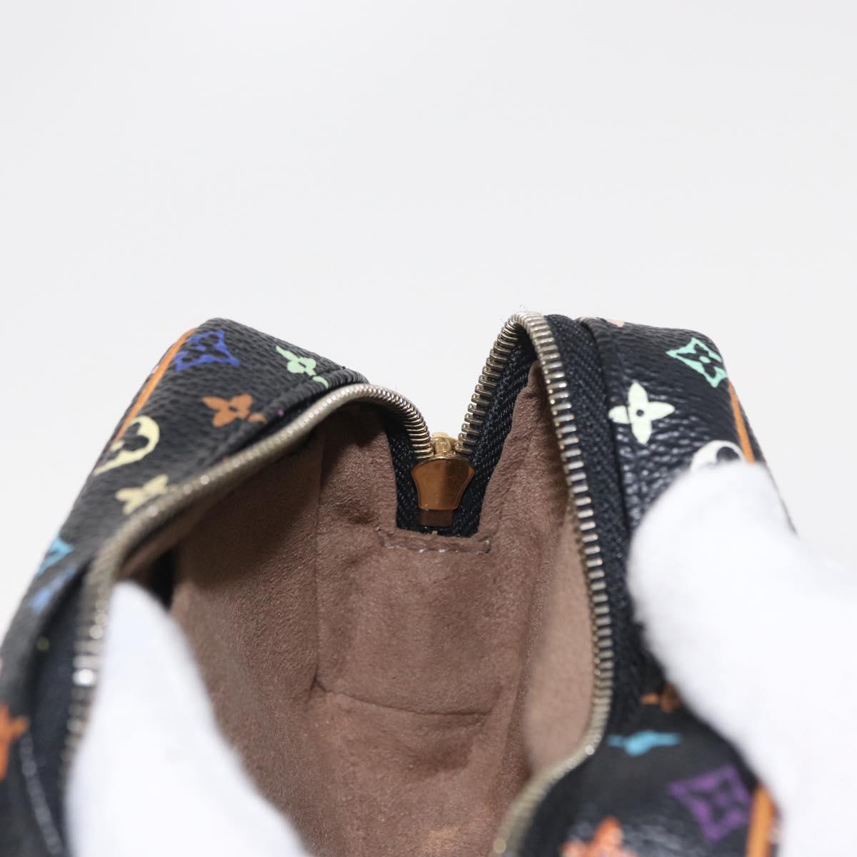 LOUIS VUITTON Monogram Multicolor Trousse Wapity Pouch White M58034 Auth 156677V