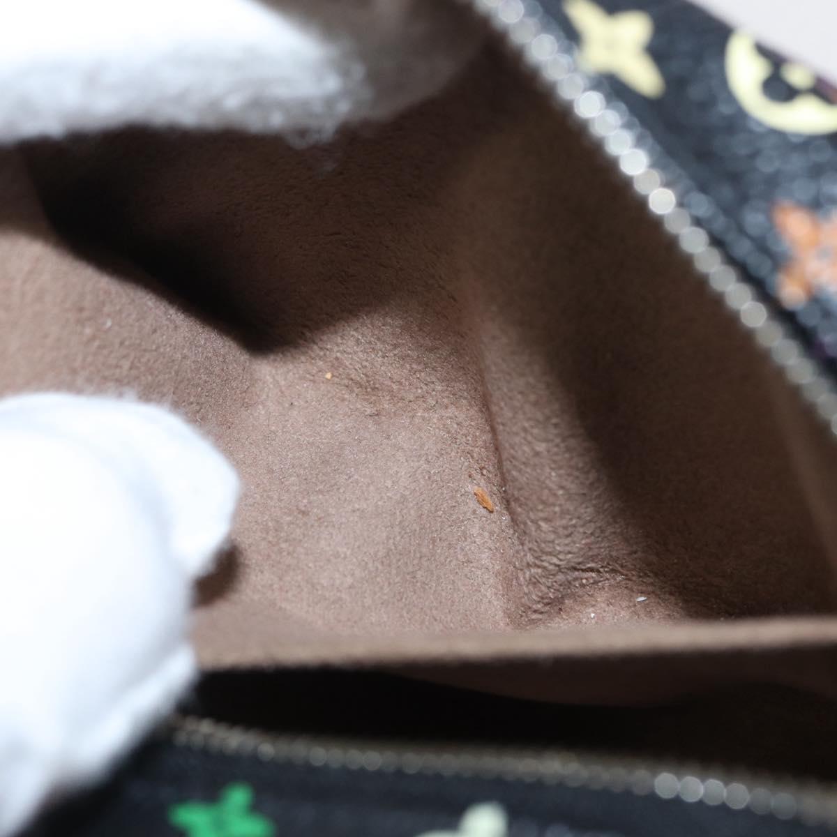 LOUIS VUITTON Monogram Multicolor Trousse Wapity Pouch White M58034 Auth 156677V