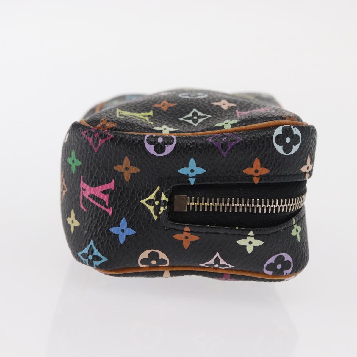 LOUIS VUITTON Monogram Multicolor Trousse Wapity Pouch White M58034 Auth 156677V