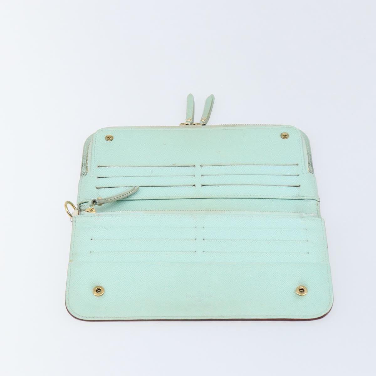 LOUIS VUITTON Multicolor PortefeuilleInsolite Wallet White M93750 LV Auth 156680