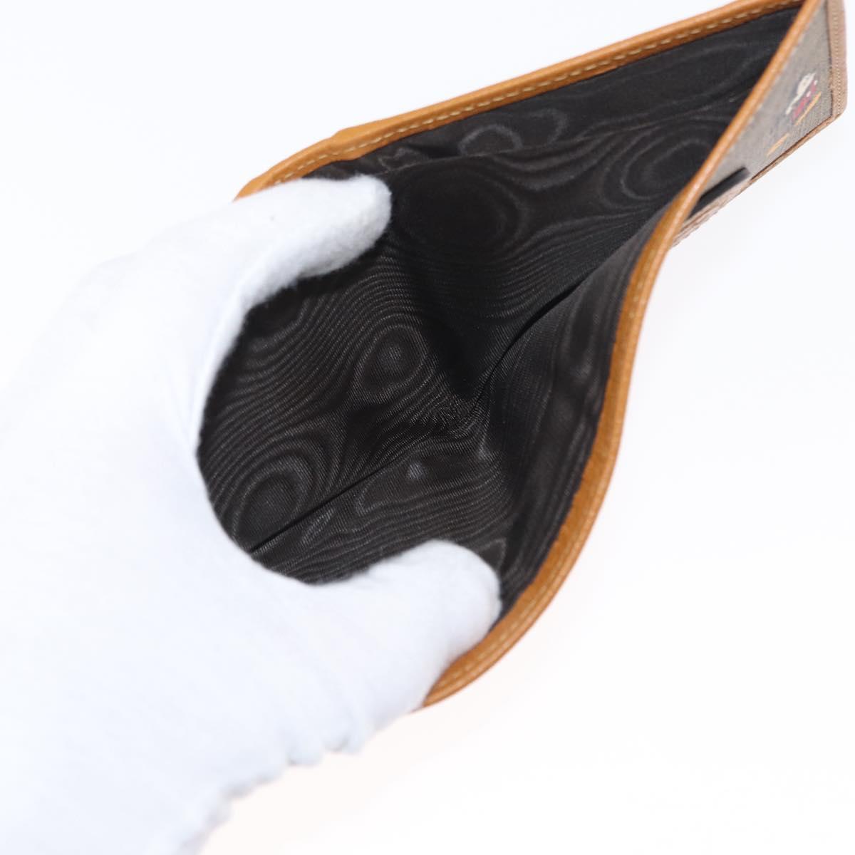 GUCCI Micro GG Supreme Disney Compact Wallet PVC Beige 602547 Auth 156682SM