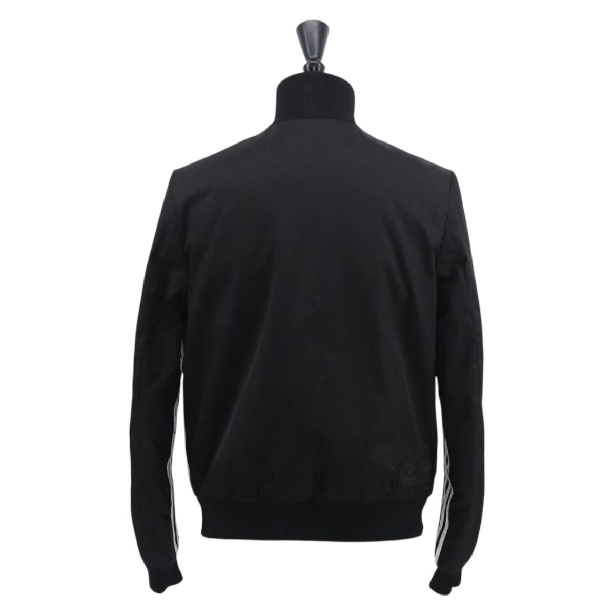 PRADA Adidas Collaboration Size 44 RE-NYLON Track jacket Black Auth 156694SM