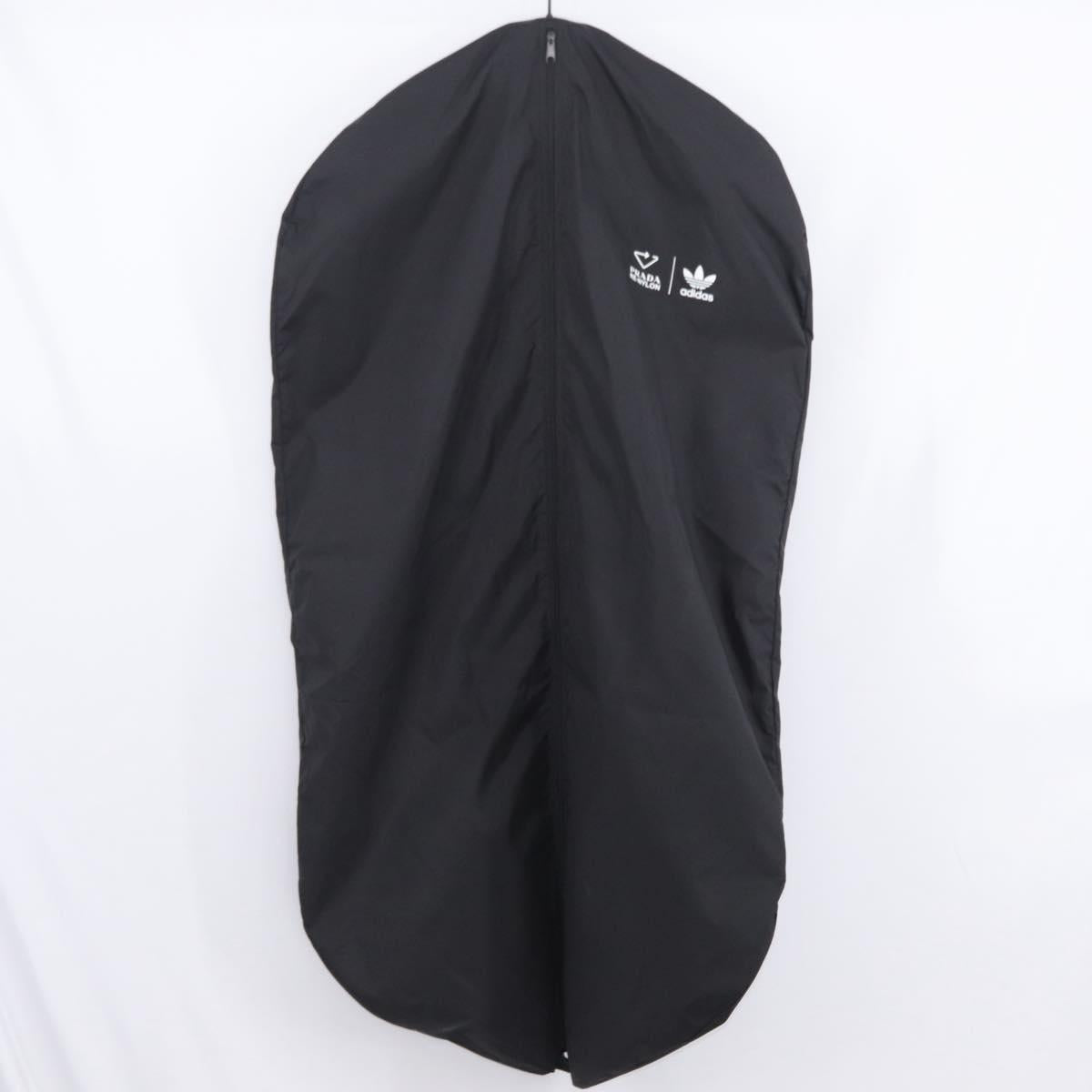 PRADA Adidas Collaboration Size 44 RE-NYLON Track jacket Black Auth 156694SM