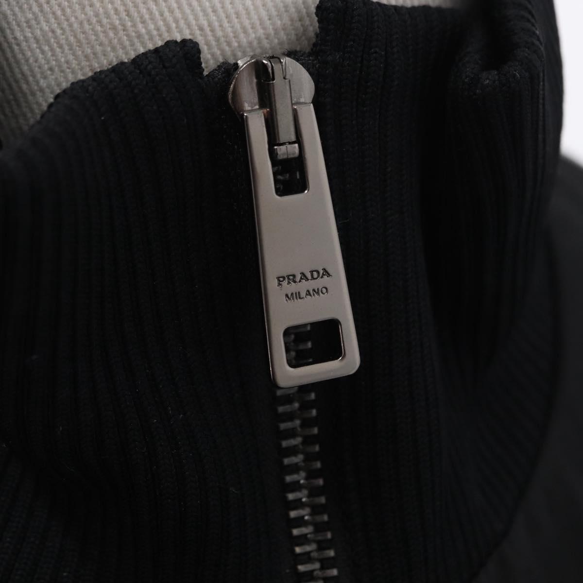 PRADA Adidas Collaboration Size 44 RE-NYLON Track jacket Black Auth 156694SM