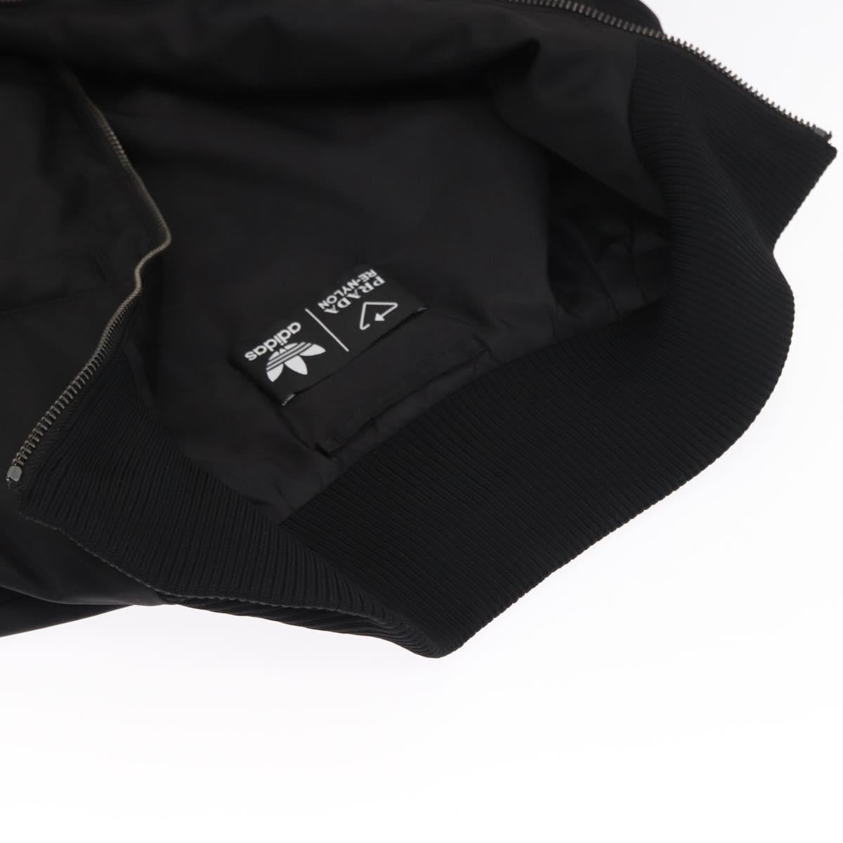 PRADA Adidas Collaboration Size 44 RE-NYLON Track jacket Black Auth 156694SM