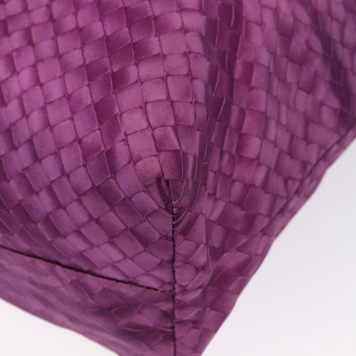BOTTEGA VENETA Tote Bag Nylon Purple Auth 156732