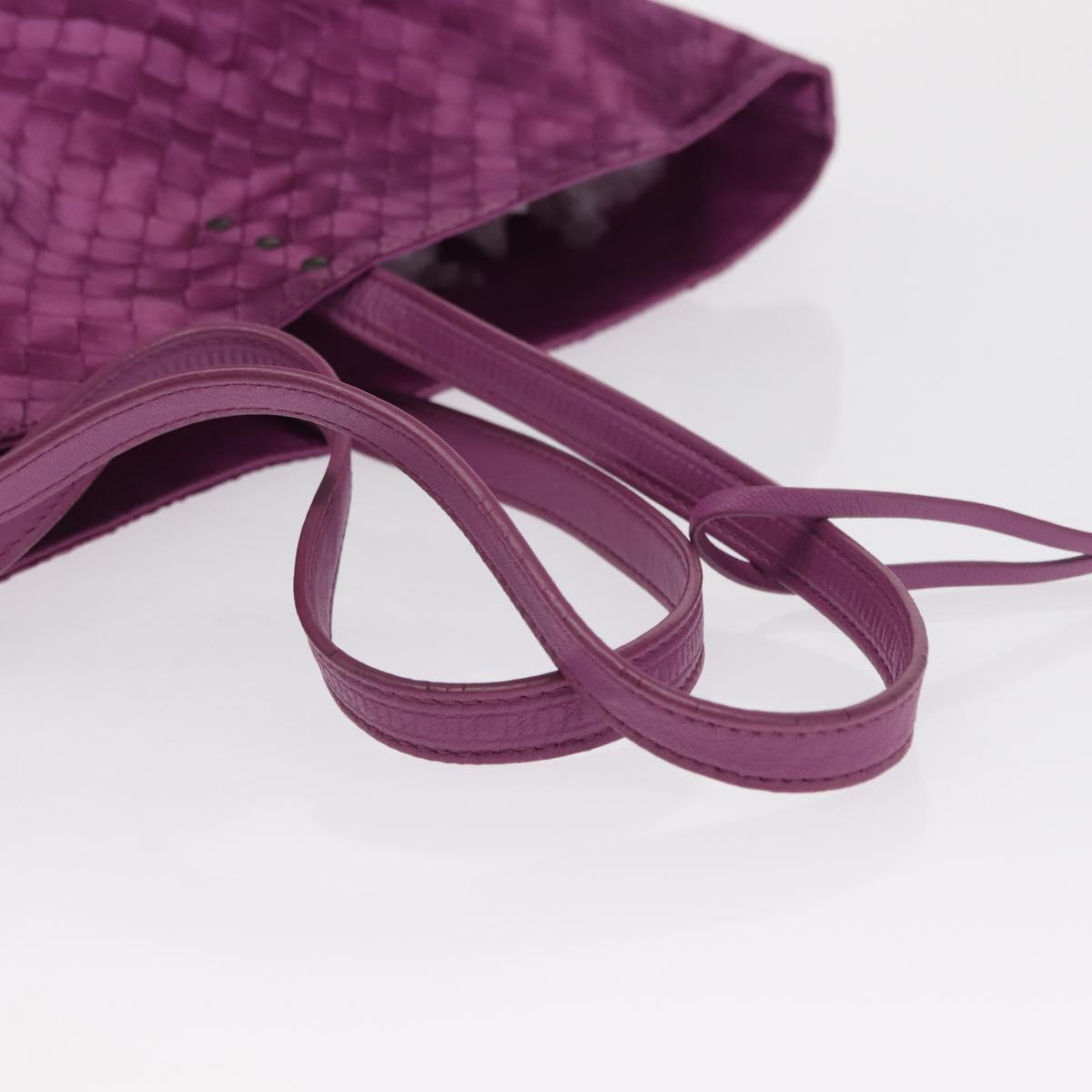 BOTTEGA VENETA Tote Bag Nylon Purple Auth 156732