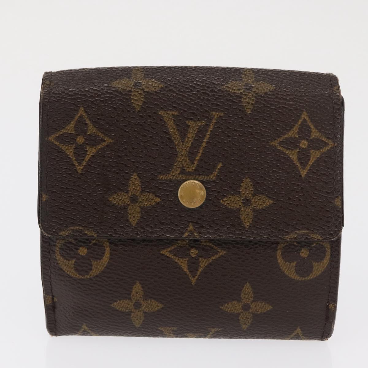LOUIS VUITTON Monogram Wallet 2 Set LV Auth 156734