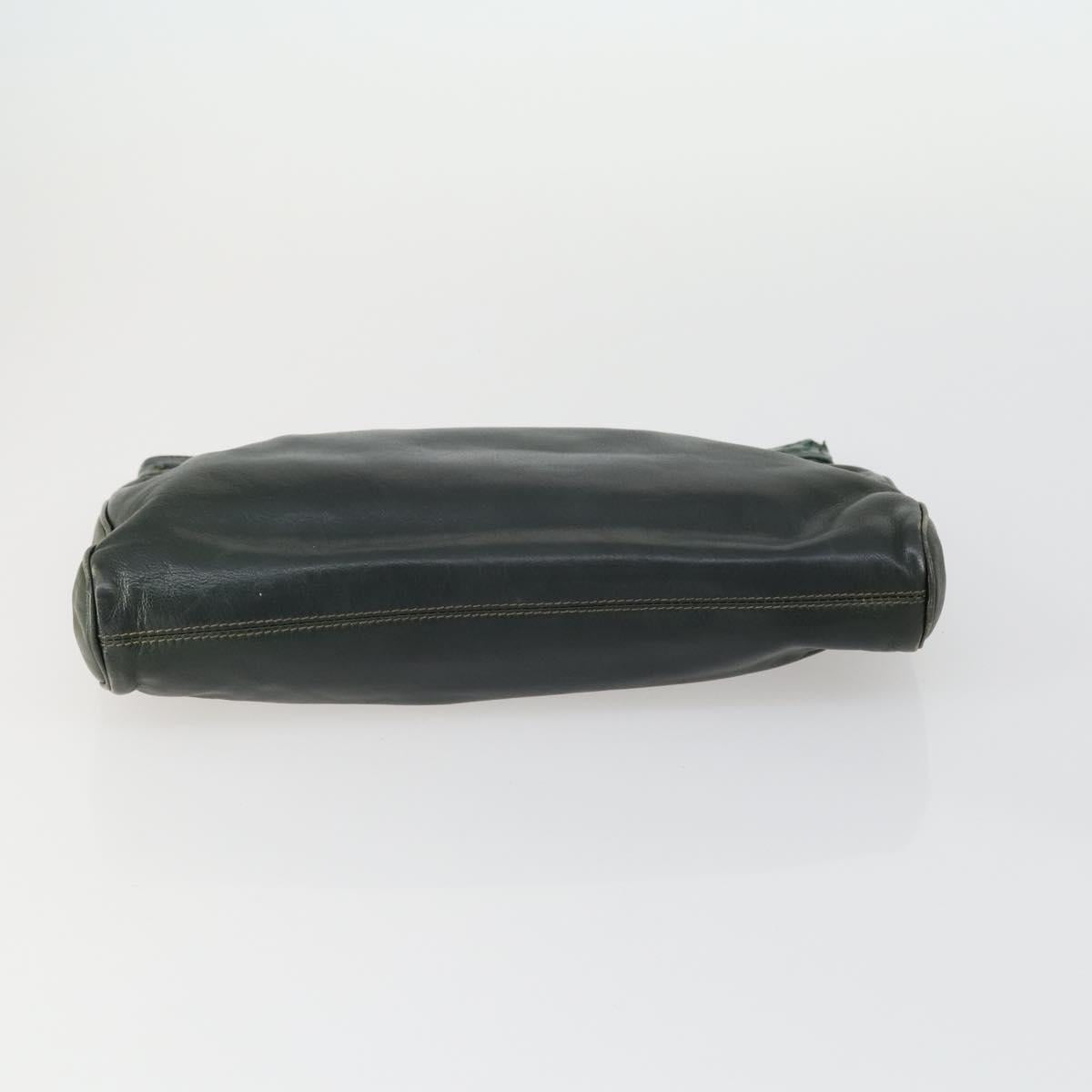 GUCCI GG Supreme Clutch Bag PVC Leather 4 Set Beige Black Auth 156746