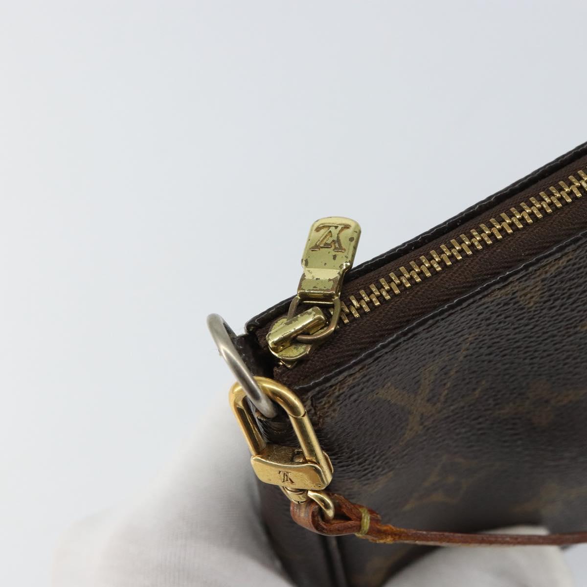 LOUIS VUITTON Monogram Pochette Accessoires Pouch M51980 LV Auth 156752