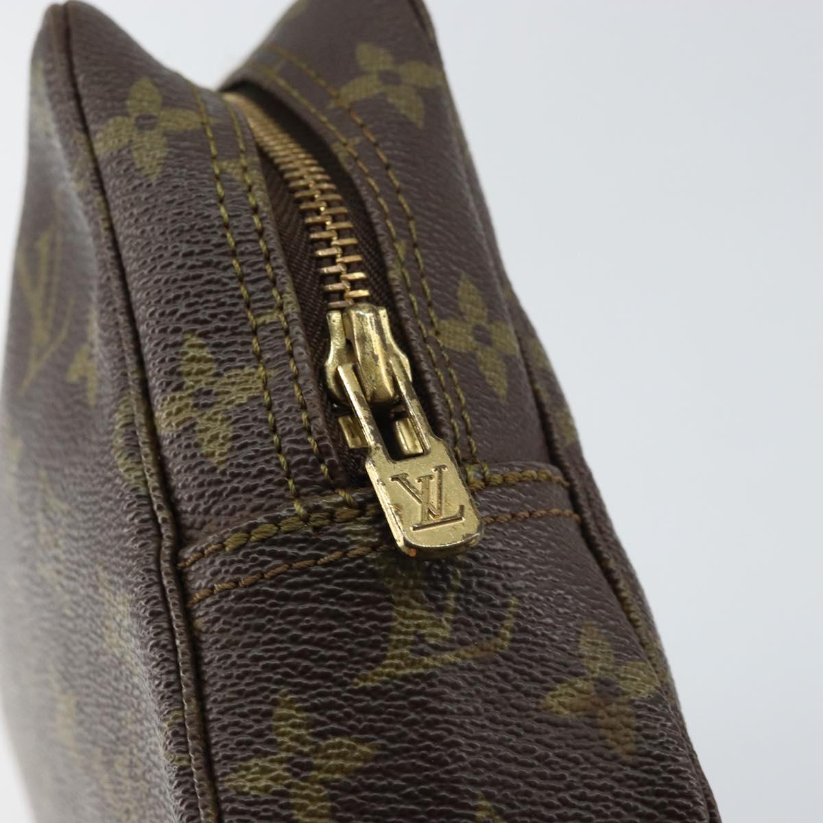 LOUIS VUITTON Monogram Trousse Toilette 23 Clutch Bag M47524 LV Auth 156754
