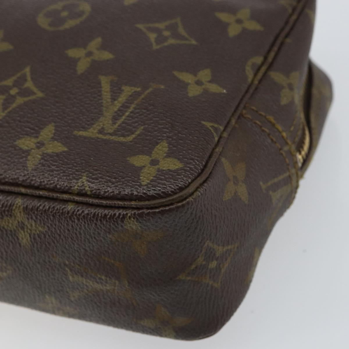 LOUIS VUITTON Monogram Trousse Toilette 23 Clutch Bag M47524 LV Auth 156754
