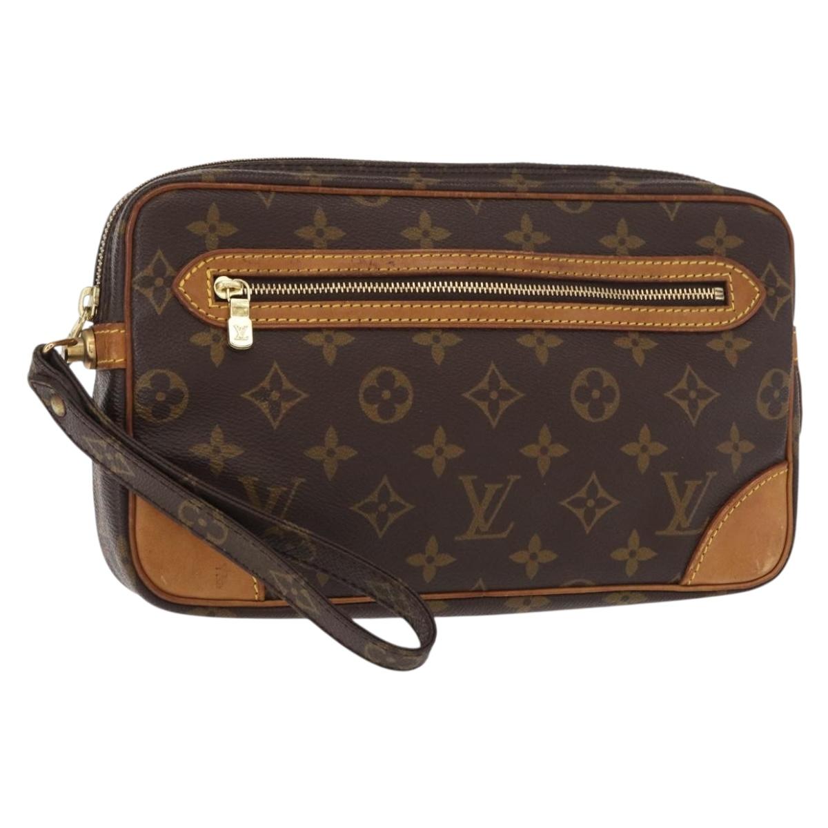 LOUIS VUITTON Monogram Marly Dragonne GM Clutch Bag M51825 LV Auth 156756