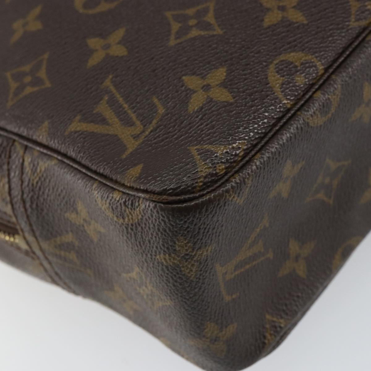 LOUIS VUITTON Monogram Trousse Toilette 28 Clutch Bag M47522 LV Auth 156761