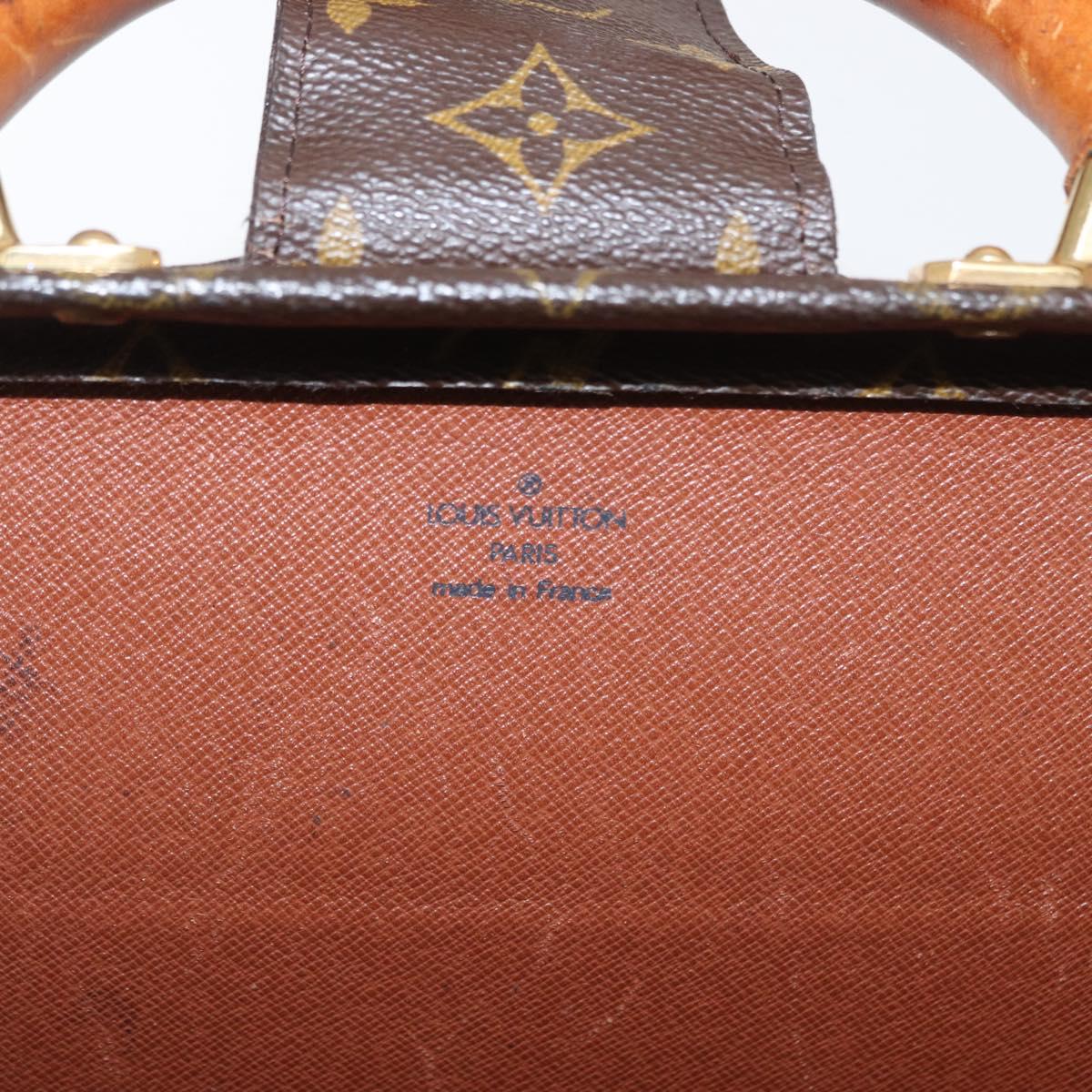 LOUIS VUITTON Monogram Serviette Fermoir Business Bag M53305 Auth 156768