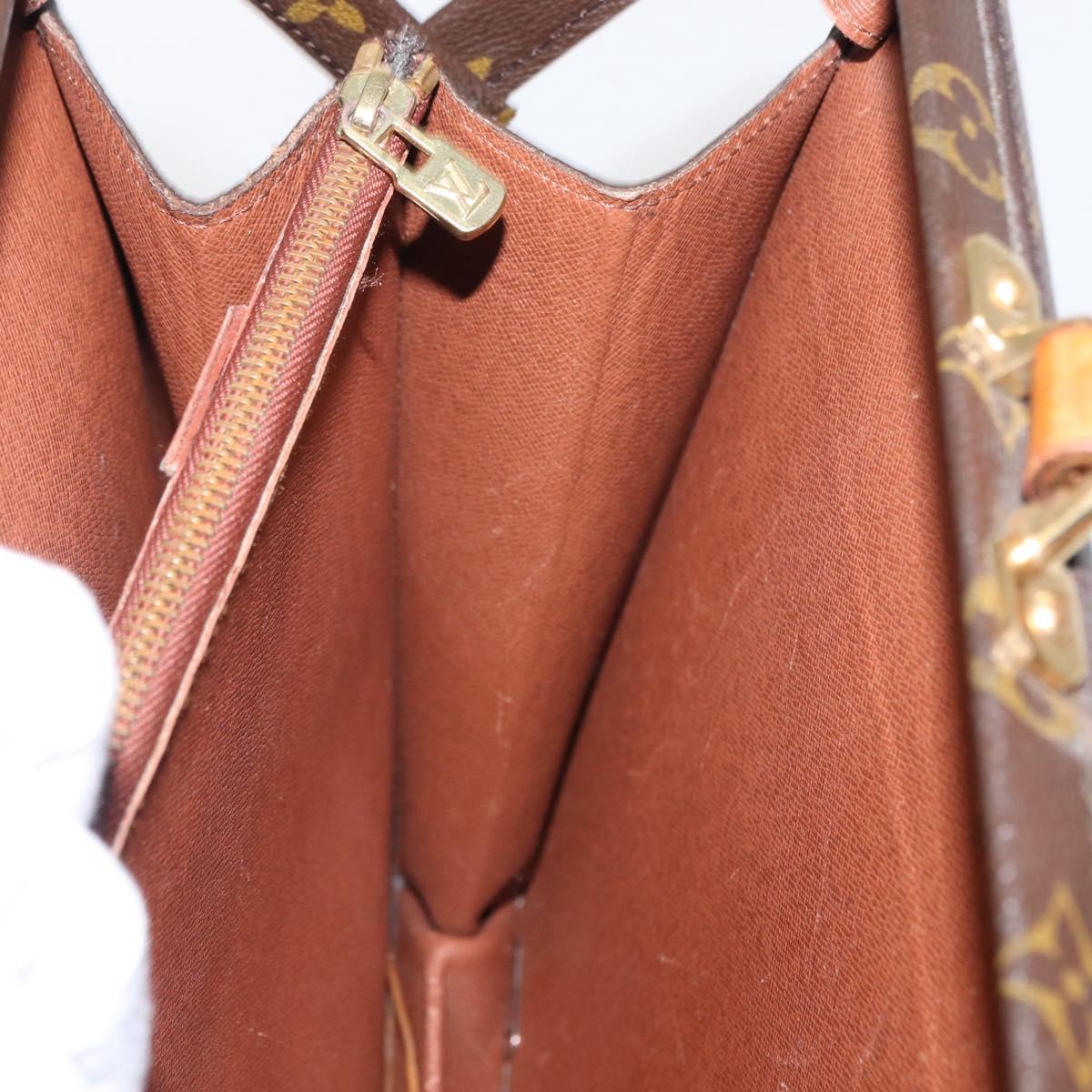 LOUIS VUITTON Monogram Serviette Fermoir Business Bag M53305 Auth 156768