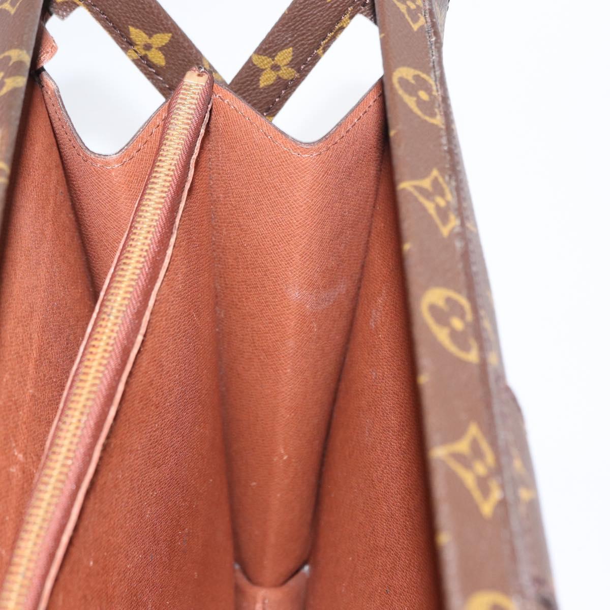 LOUIS VUITTON Monogram Serviette Fermoir Business Bag M53305 Auth 156768