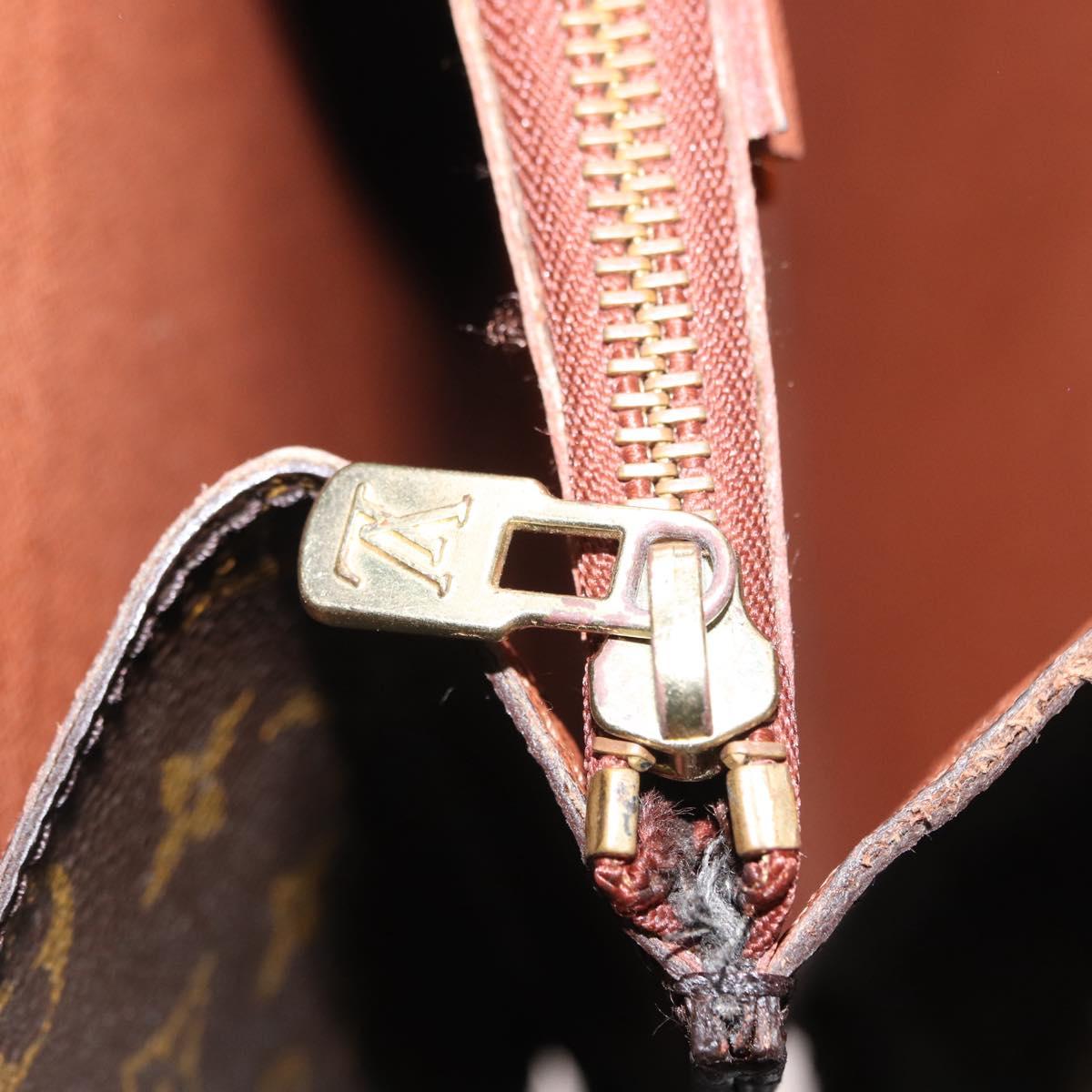 LOUIS VUITTON Monogram Serviette Fermoir Business Bag M53305 Auth 156768