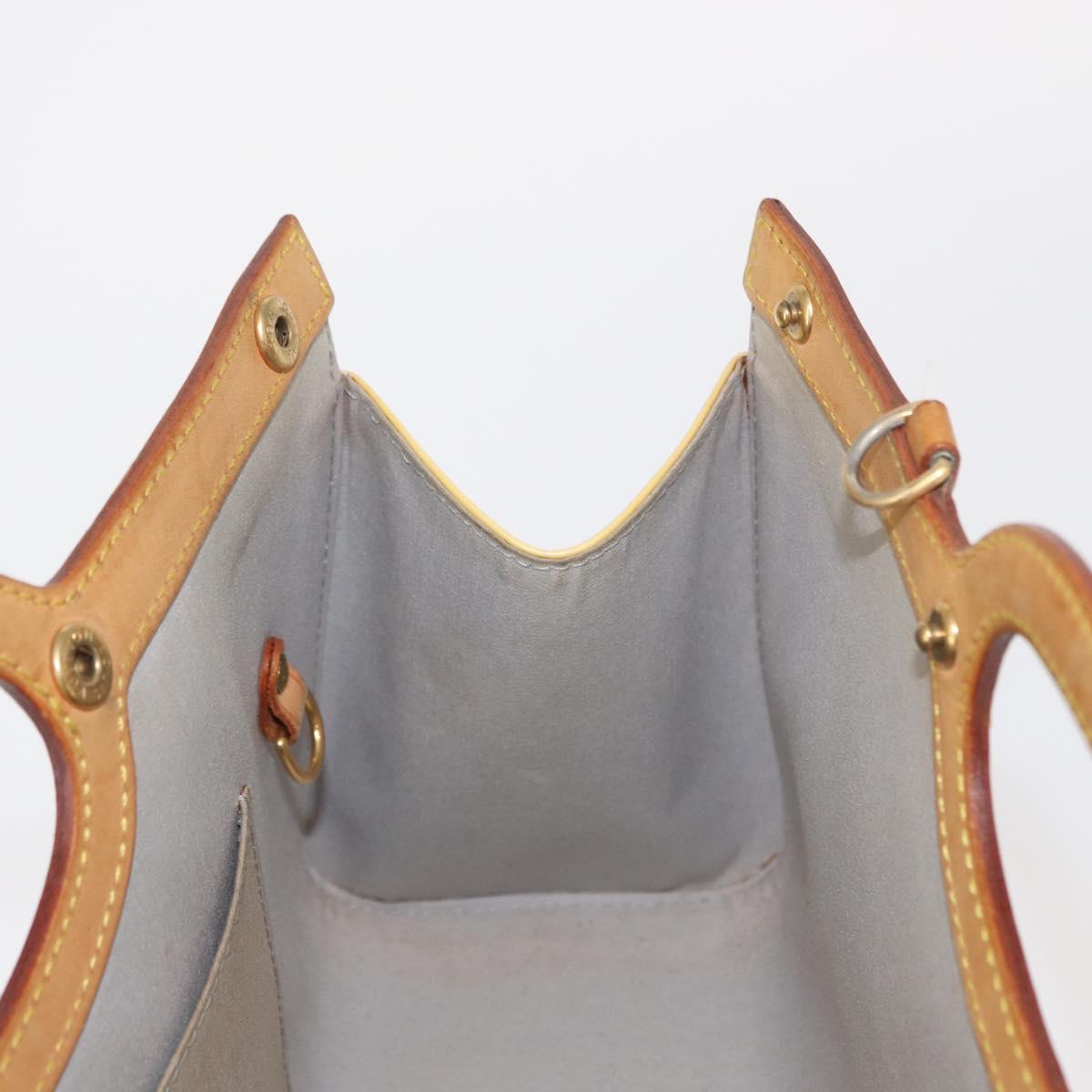 LOUIS VUITTON Monogram Vernis Roxbury Drive Hand Bag Perle M91374 LV Auth 156779