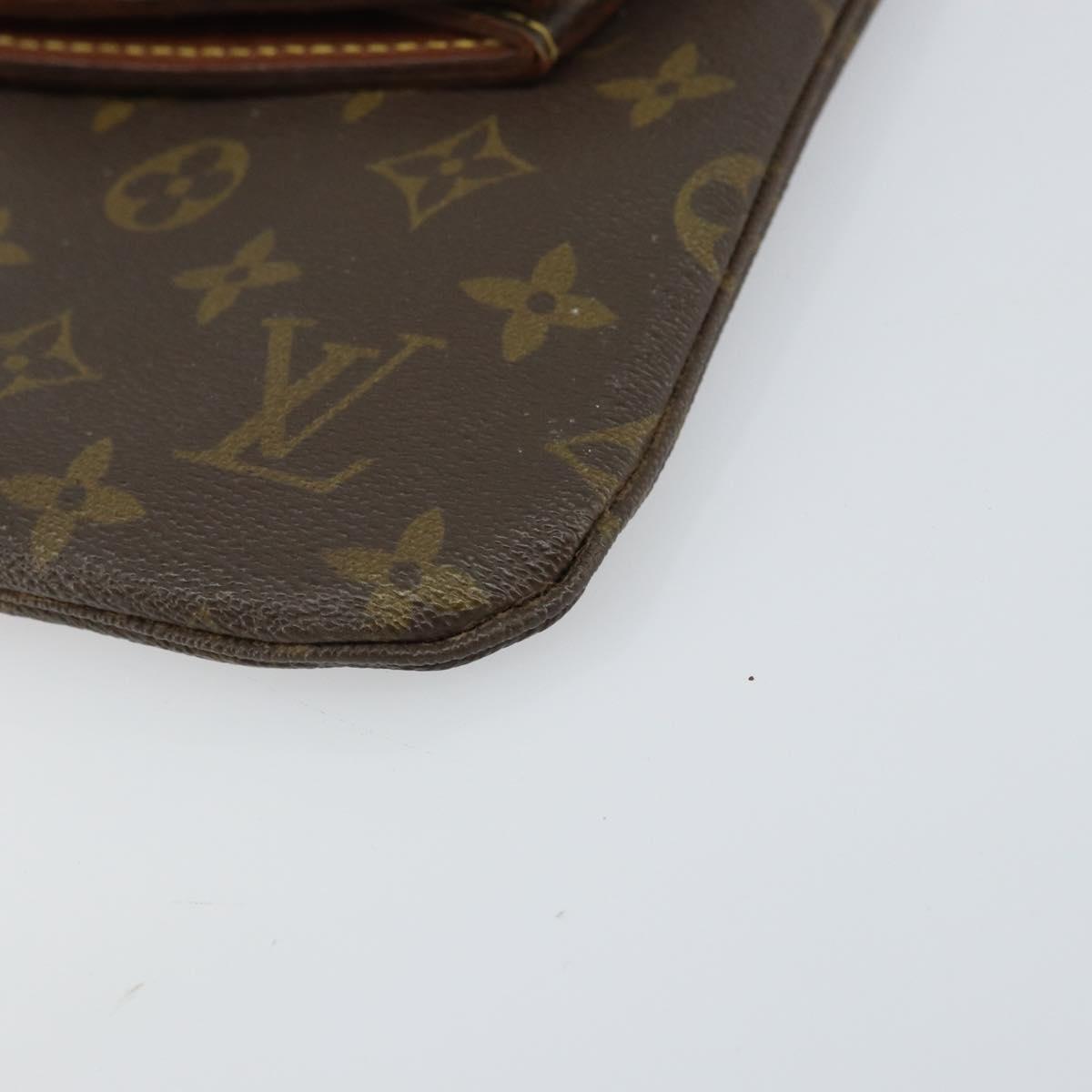LOUIS VUITTON Monogram Pochette Priant Clutch Bag M51805 LV Auth 156818