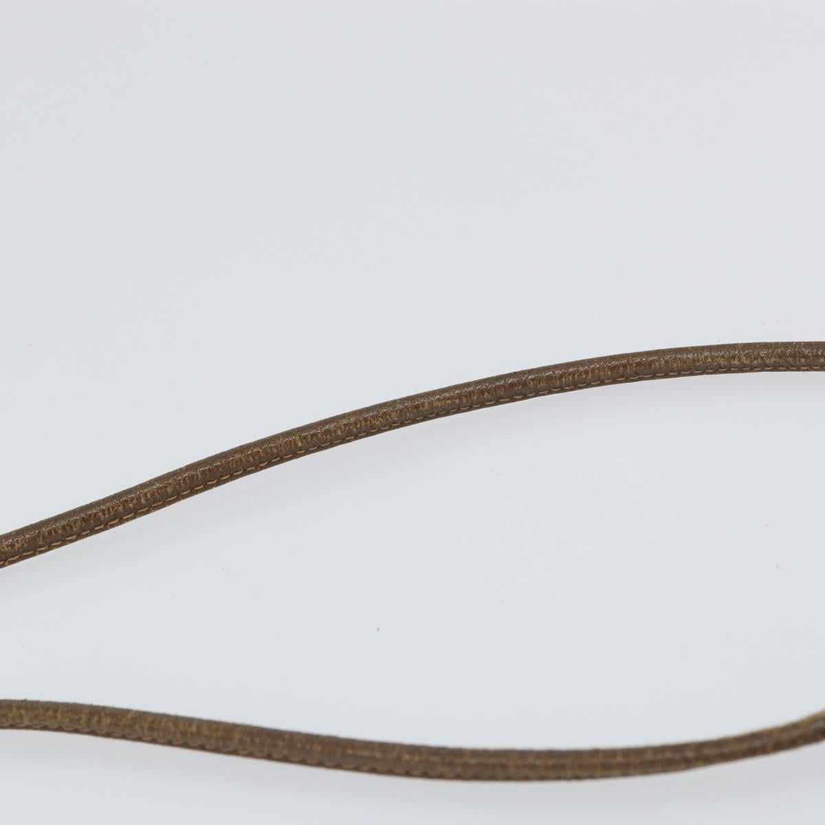 GUCCI GG Supreme Web Sherry Line Bag PVC Beige Gold 89 02 066 Auth 156823