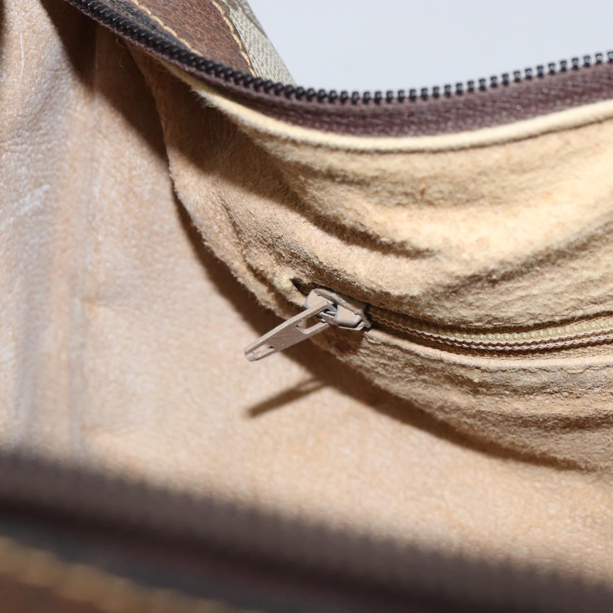 GUCCI GG Supreme Web Sherry Line Shoulder Bag PVC Beige 001 3840 5 Auth 156832