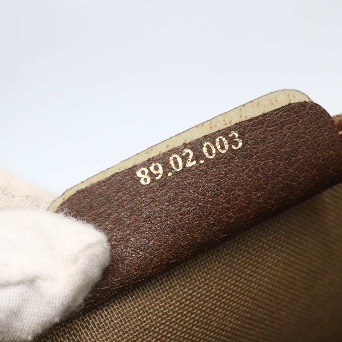 GUCCI GG Supreme Web Sherry Line Tote Bag PVC Beige Gold 89 02 003 Auth 156835