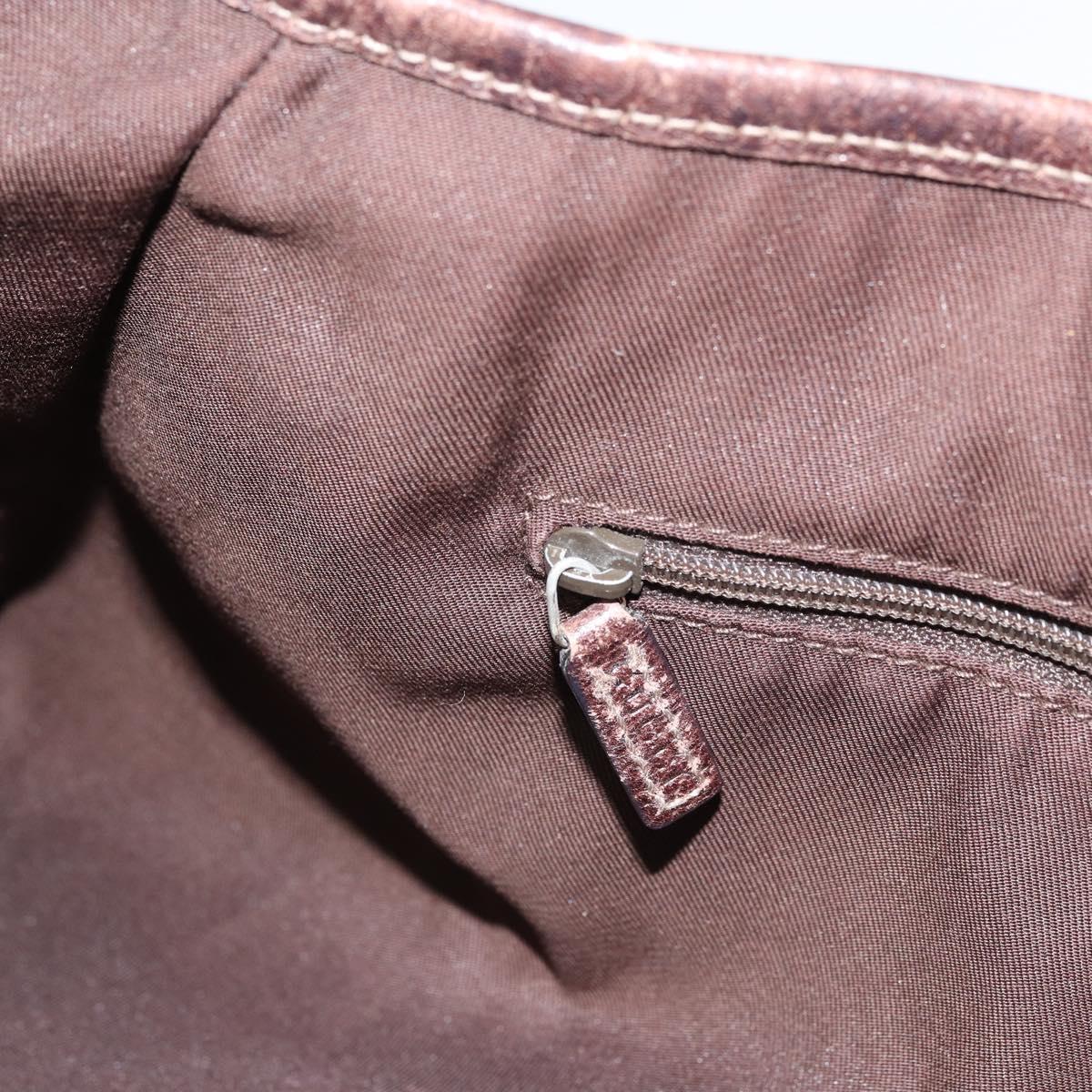 GUCCI GG Canvas Abbey Tote Bag Beige Gold 130736 Auth 156836