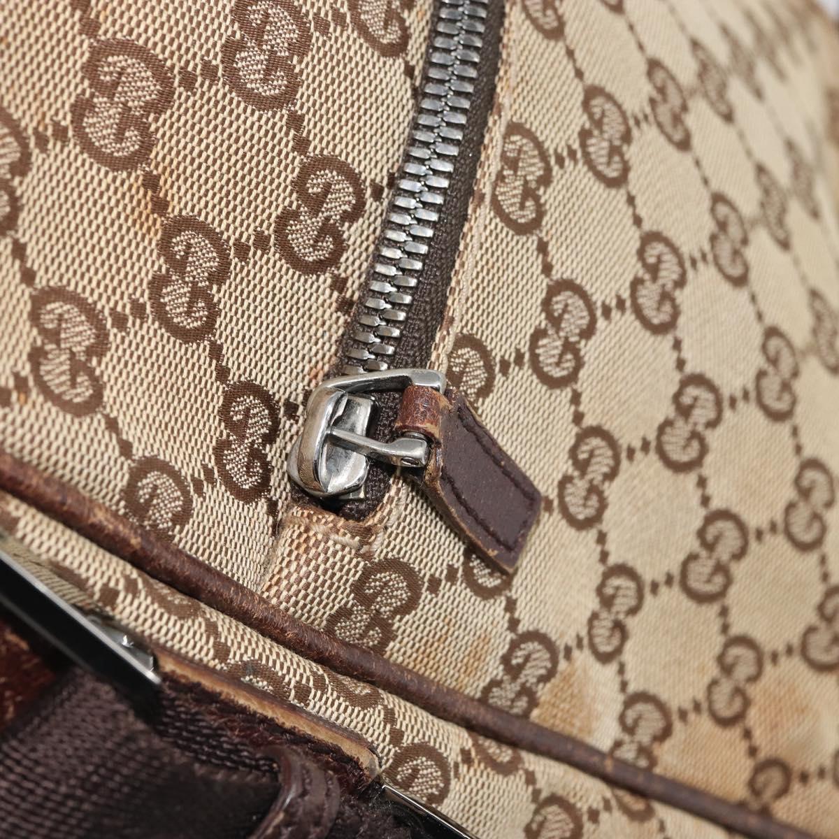 GUCCI GG Canvas Shoulder Bag Beige 03136 Auth 156837