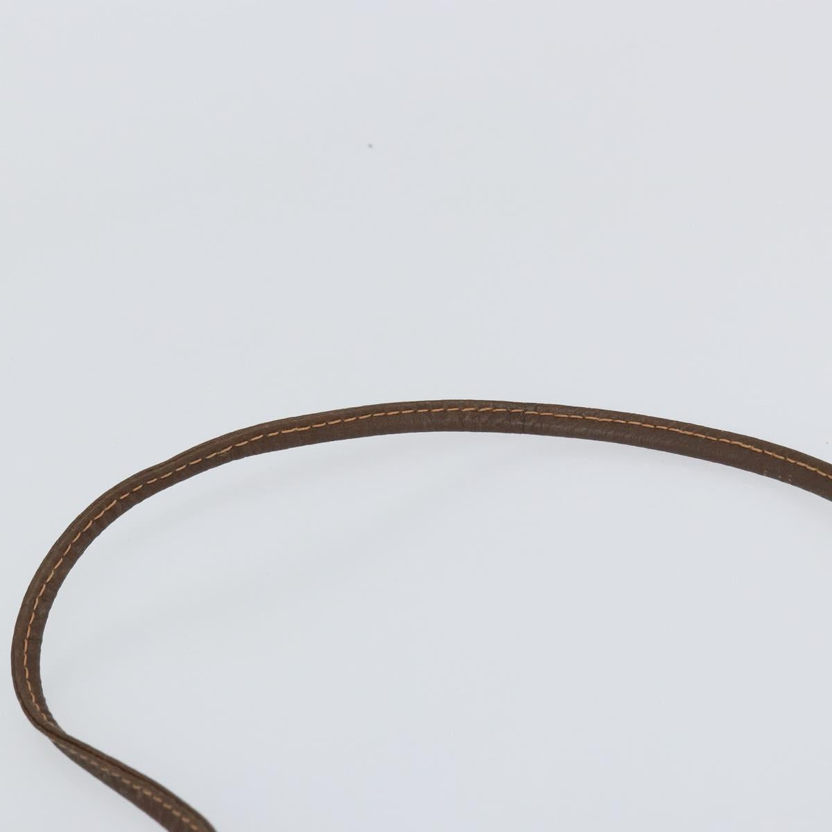 GUCCI GG Supreme Shoulder Bag PVC Beige Gold 97 02 068 Auth 156844