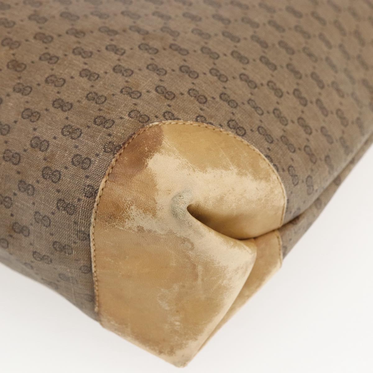 GUCCI Micro GG Supreme Web Sherry Line Bag PVC Beige 002 904 0223 Auth 156847