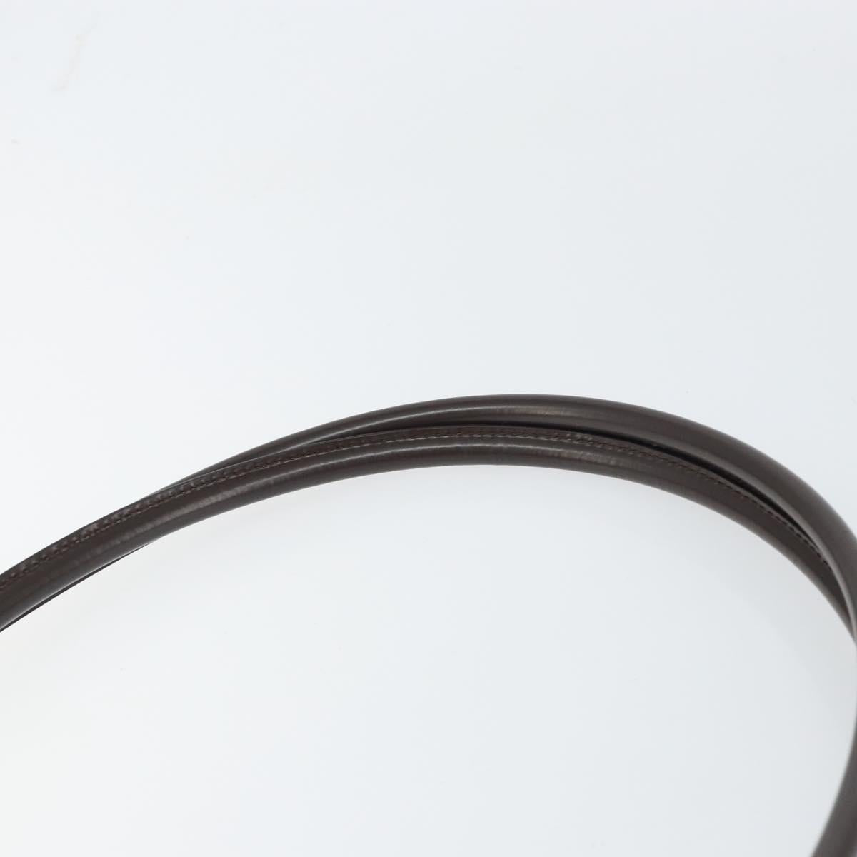 GUCCI Shoulder Bag Suede Brown Gold 000 2855 0550 0 Auth 156851