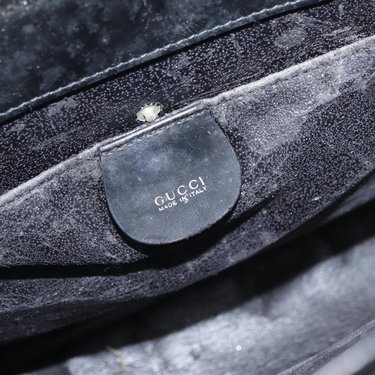 GUCCI Hand Bag Vinyl Clear 002 1998 0453 Auth 156857