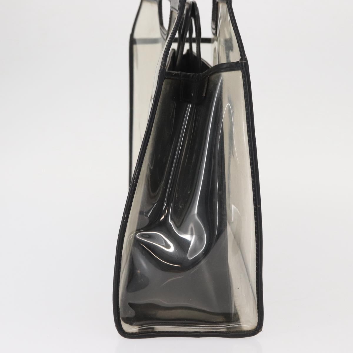GUCCI Hand Bag Vinyl Clear 002 1998 0453 Auth 156857