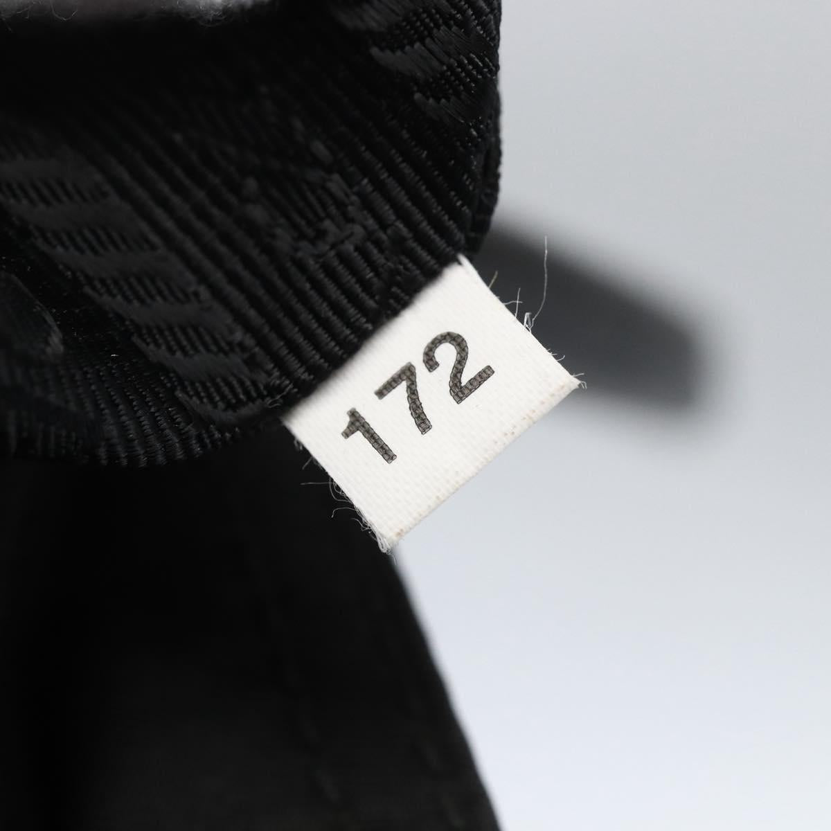 PRADA Tote Bag Nylon Black Gold Auth 156867V