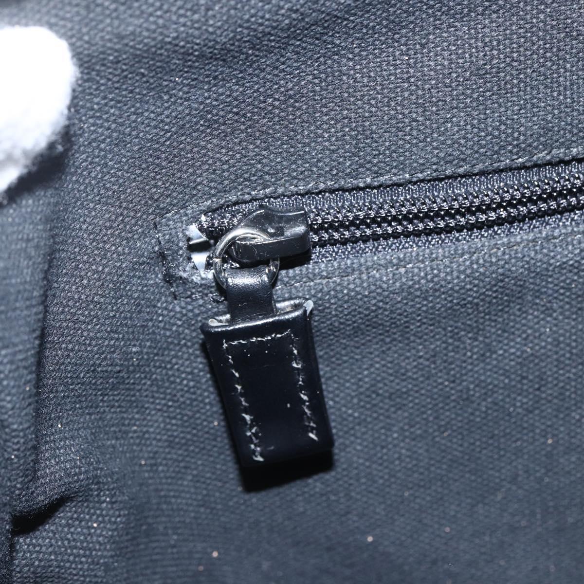 Burberrys Nova Check Blue Label Tote Bag Wool Green Silver Auth 156889