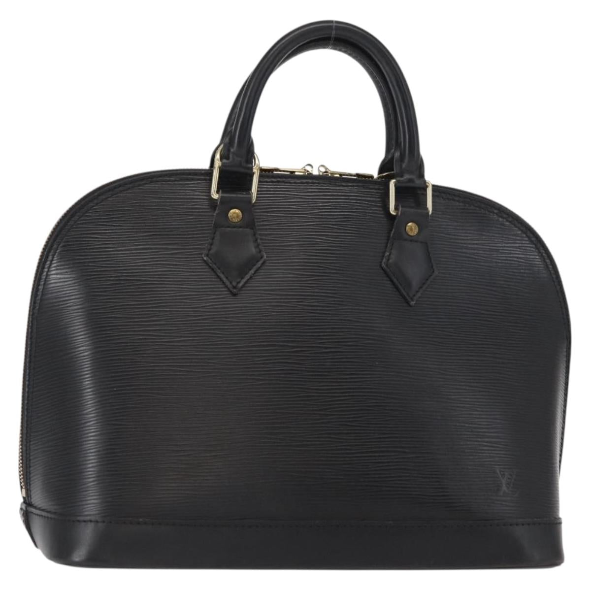 LOUIS VUITTON Epi Alma Hand Bag Black M52142 LV Auth 156896