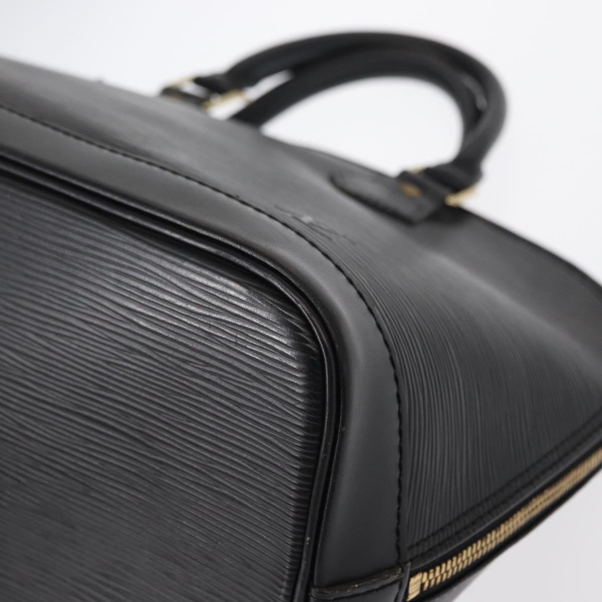 LOUIS VUITTON Epi Alma Hand Bag Black M52142 LV Auth 156896