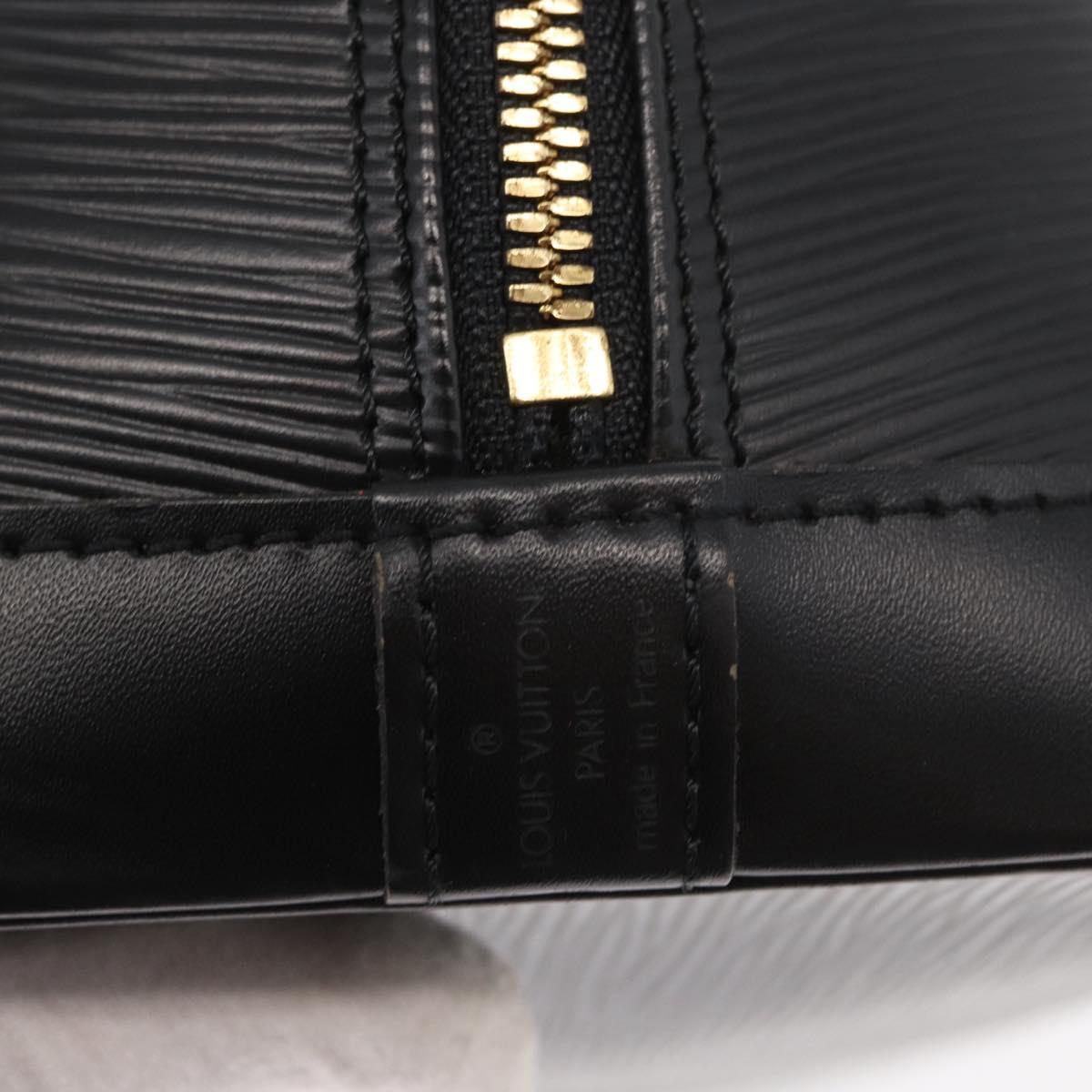 LOUIS VUITTON Epi Alma Hand Bag Black M52142 LV Auth 156896