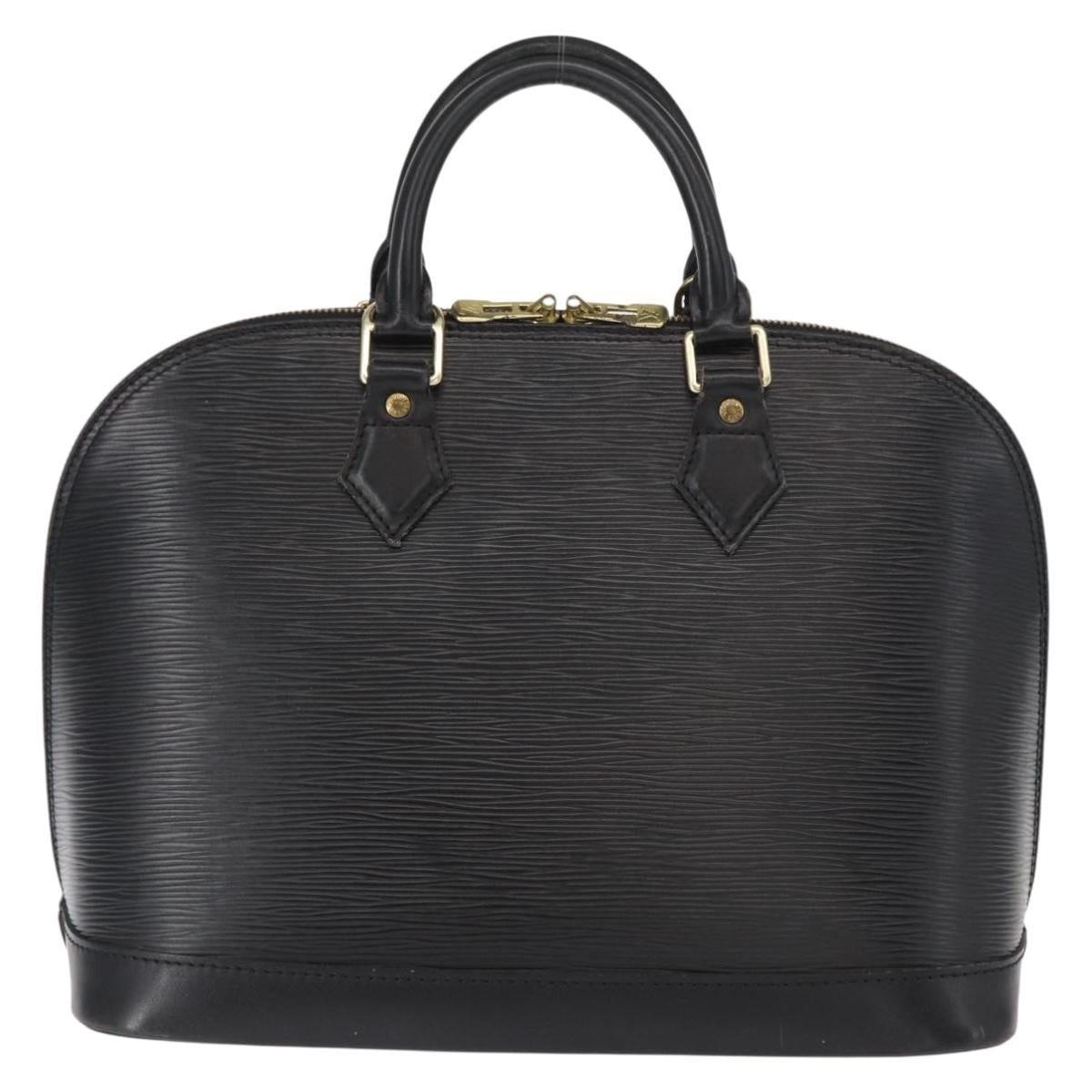 LOUIS VUITTON Epi Alma Hand Bag Black M52142 LV Auth 156896