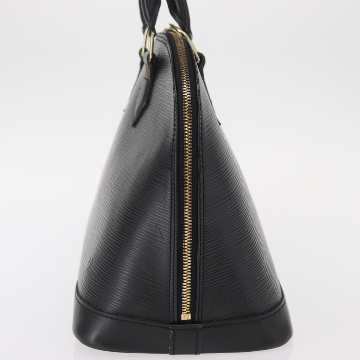 LOUIS VUITTON Epi Alma Hand Bag Black M52142 LV Auth 156896